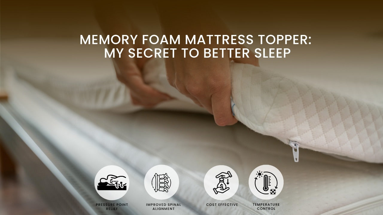 Memory Foam Mattress Topper: My Secret to Better Sleep