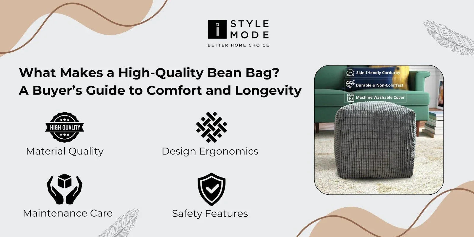 What Makes a High-Quality Bean Bag? A Buyer’s Guide to Comfort and Longevity