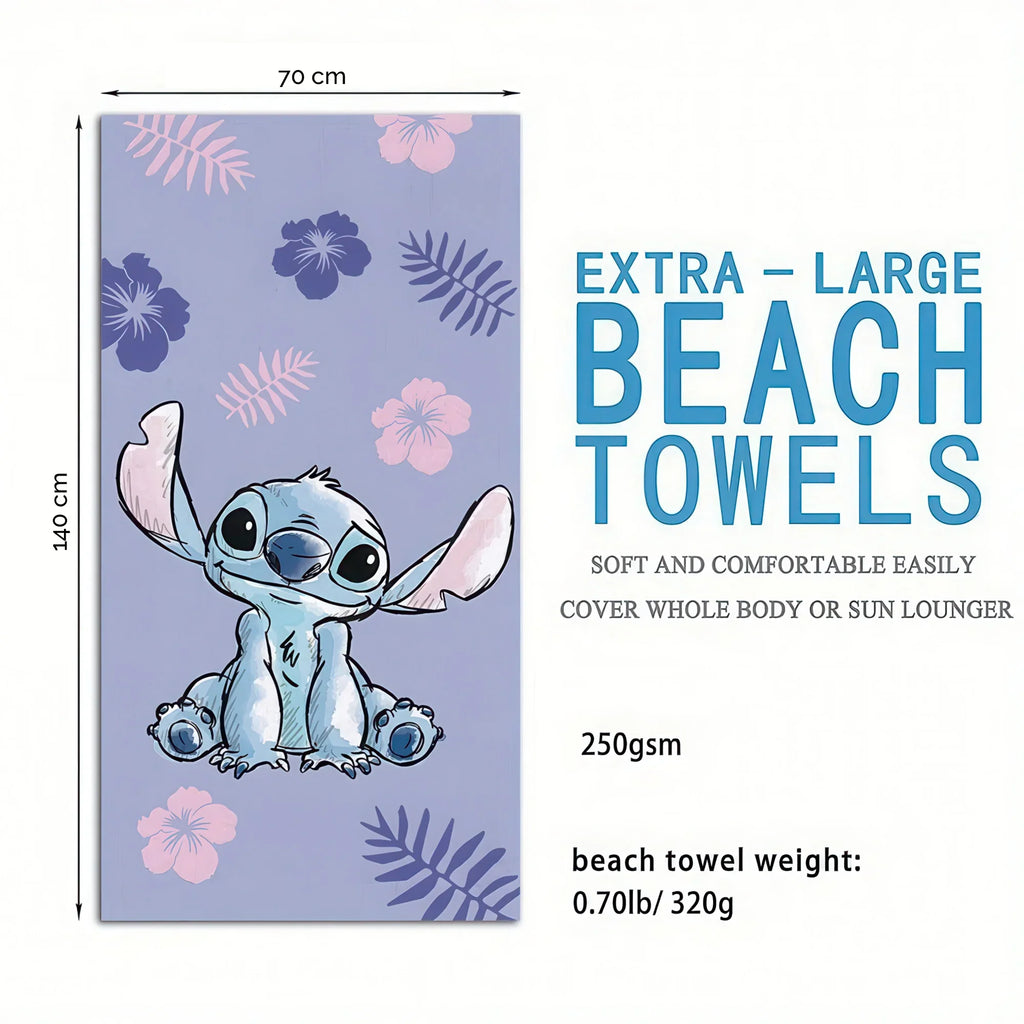 Disney Lilo Stitch Beach Towel bath 140 x 70 cm