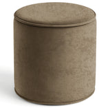Velvet Bean Bag Round Shape Pouffe Foot Rest