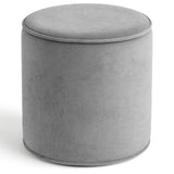 Velvet Bean Bag Round Shape Pouffe Foot Rest