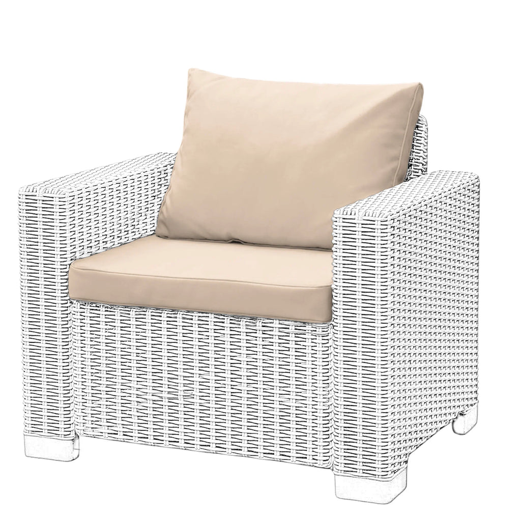 Keter Allibert California Armchair Cushion Pad with Pillow