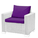 Keter Allibert California Armchair Cushion Pad with Pillow