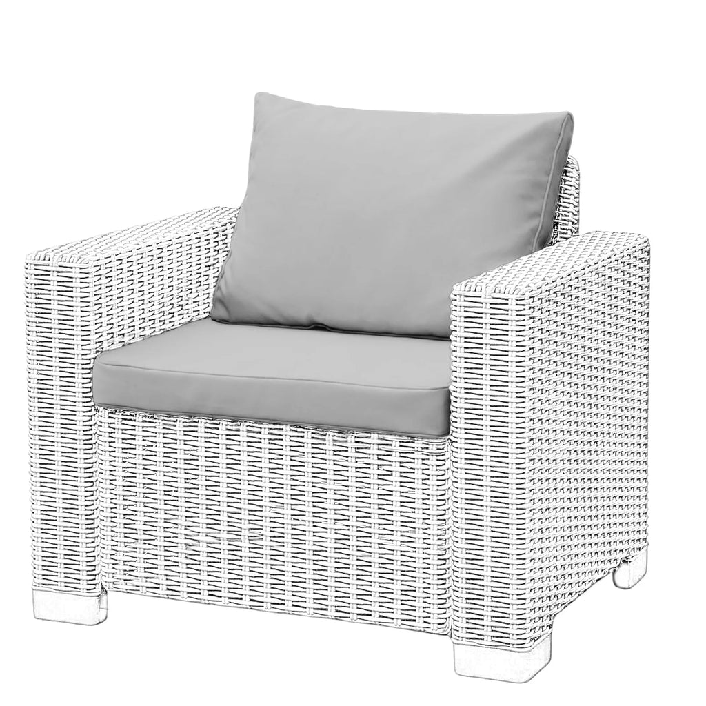 Keter Allibert California Armchair Cushion Pad with Pillow