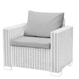 Keter Allibert California Armchair Cushion Pad with Pillow