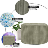 Oval Shape Foot Rest Stool Pouffe Footstools