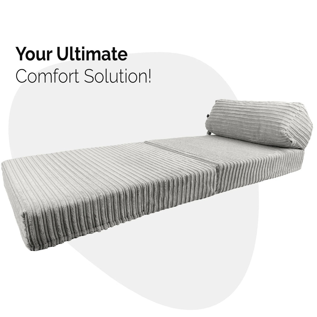 Jumbo Cord Z bed With Pillow Chair Bed Sofa
