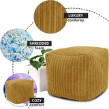 Square Shape Foot Rest Stool Pouffe Footstools