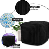 Square Shape Foot Rest Stool Pouffe Footstools