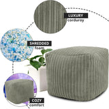 Square Shape Foot Rest Stool Pouffe Footstools