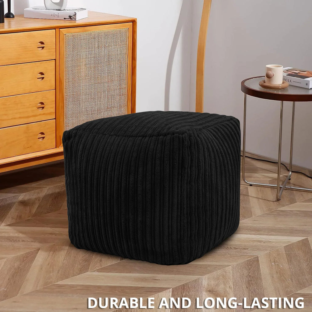Square Shape Foot Rest Stool Pouffe Footstools