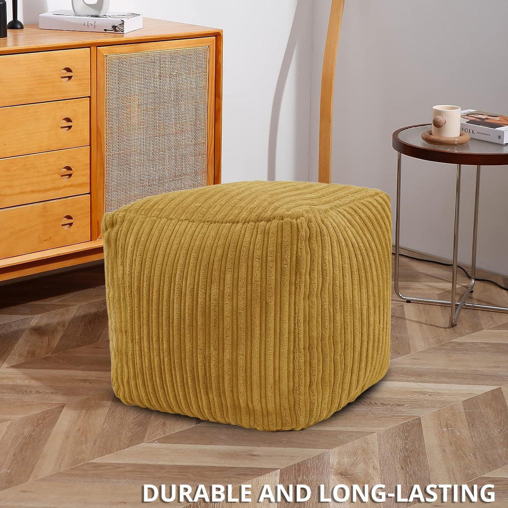 Square Shape Foot Rest Stool Pouffe Footstools