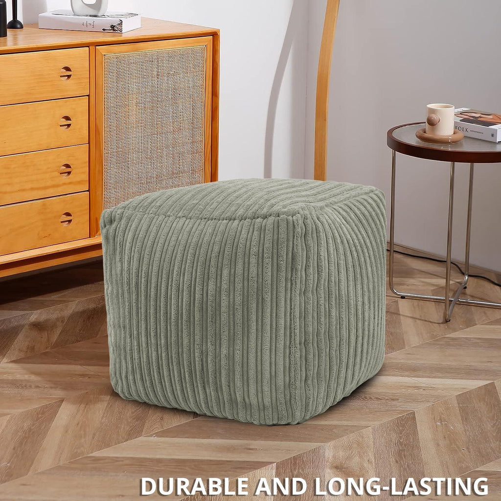 Square Shape Foot Rest Stool Pouffe Footstools