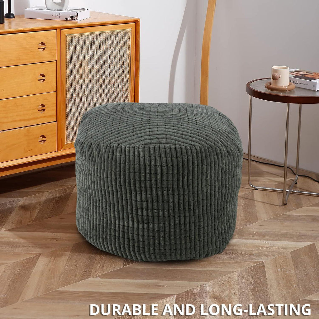 Oval Shape Foot Rest Stool Pouffe Footstools