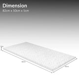 Baby Toddler Travel Cot Bed Mattress Anti Allergy Waterproof With Removable Quilted Washable Cover