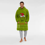 Oversized The Grinch Sherpa Hoodie For Adults (13 years+)