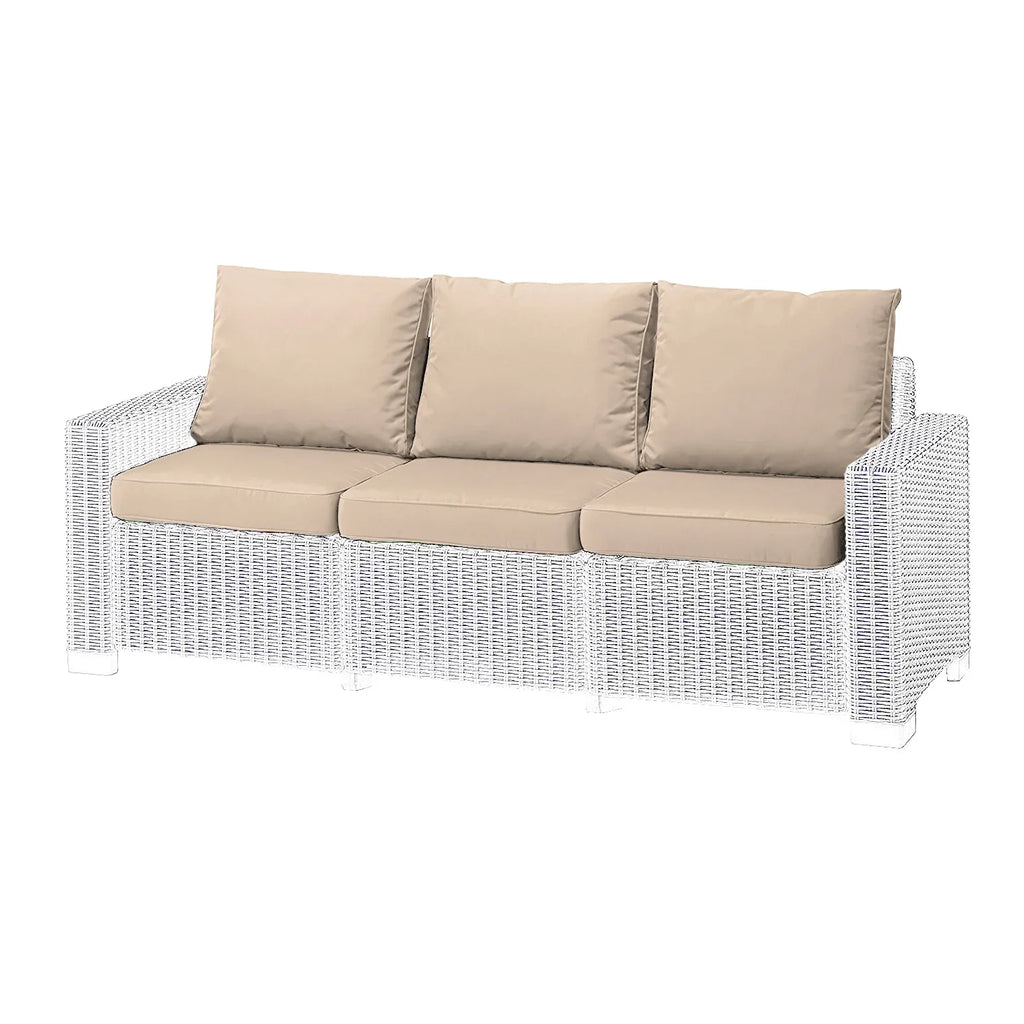 3 Seater Keter Allibert California Cushion Pad with Pillow