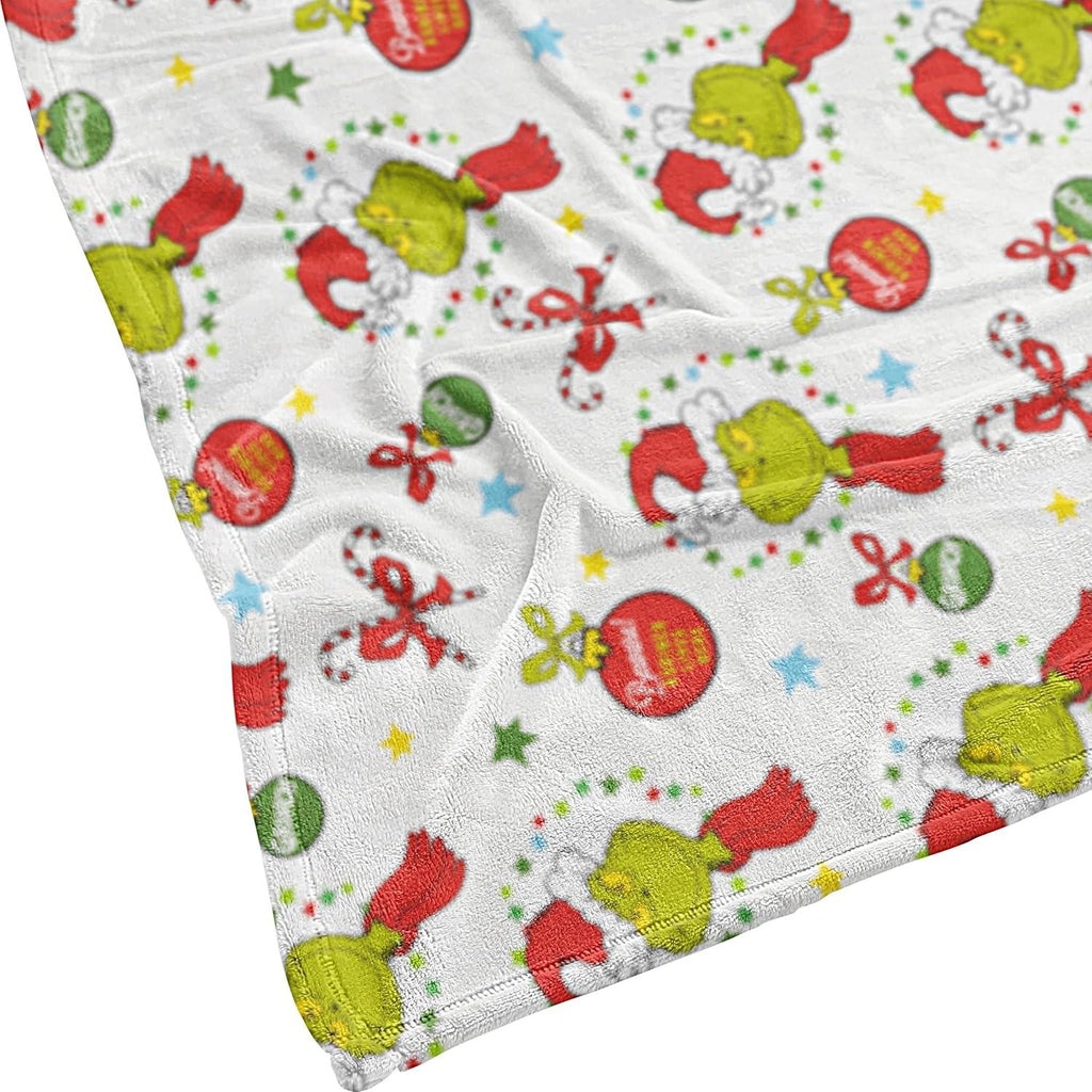 The Grinch Throw Blanket Fur Fleece Throw