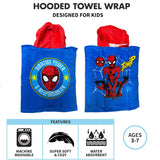 Disney Spider Man Kids Hooded Poncho