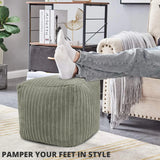 Square Shape Foot Rest Stool Pouffe Footstools