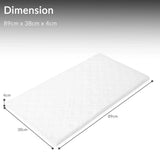 Baby Toddler Travel Cot Bed Mattress Anti Allergy Waterproof With Removable Quilted Washable Cover