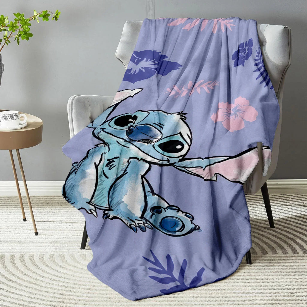 The Disney Lilo Stitch Throw Fleece Blanket