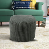 Oval Shape Foot Rest Stool Pouffe Footstools