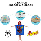 Disney Spider Man Kids Hooded Poncho