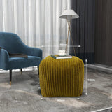 Square Shape Foot Rest Stool Pouffe Footstools
