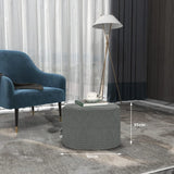 Oval Shape Foot Rest Stool Pouffe Footstools