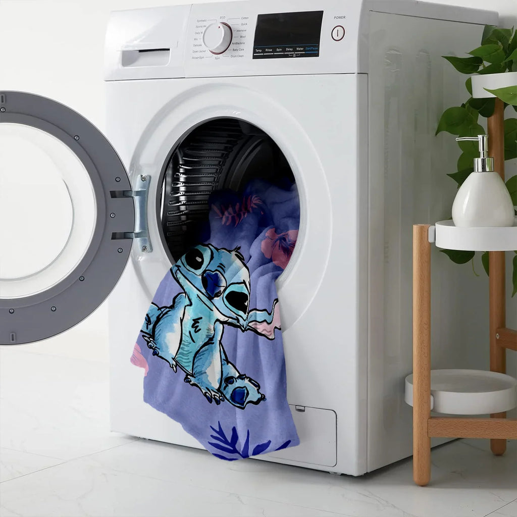 The Disney Lilo Stitch Throw Fleece Blanket