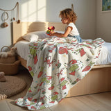 The Grinch Throw Blanket Fur Fleece Throw