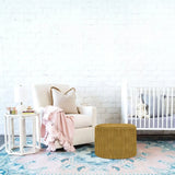 Oval Shape Foot Rest Stool Pouffe Footstools