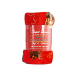 Christmas A Weinerful Life Fleece Throw Blanket
