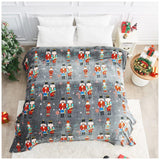 Nutcracker Christmas Fleece Throw Blanket