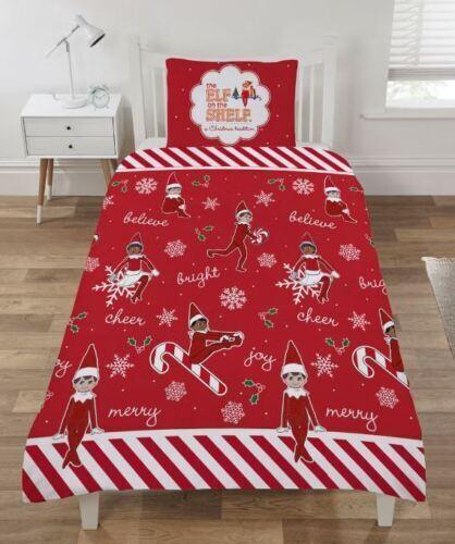 XMAS SALE The Elf of The Shelf Believe Single Duvet Cover