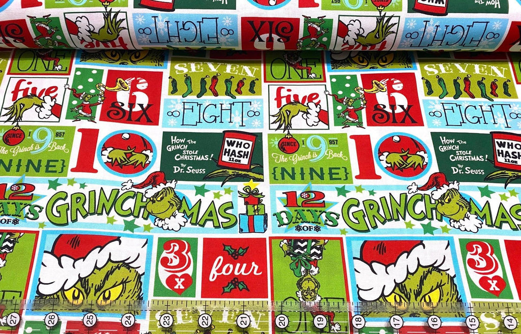 The Grinch Dr. Seuss  Christmas Microfibre Duvet Cover