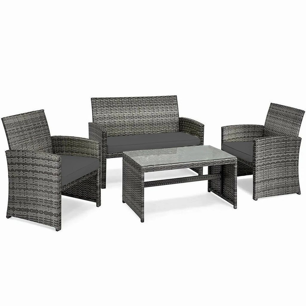 Replacement 3 Pieces Cushion Set For Rattan Chairs