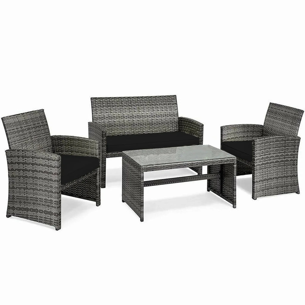 Replacement 3 Pieces Cushion Set For Rattan Chairs