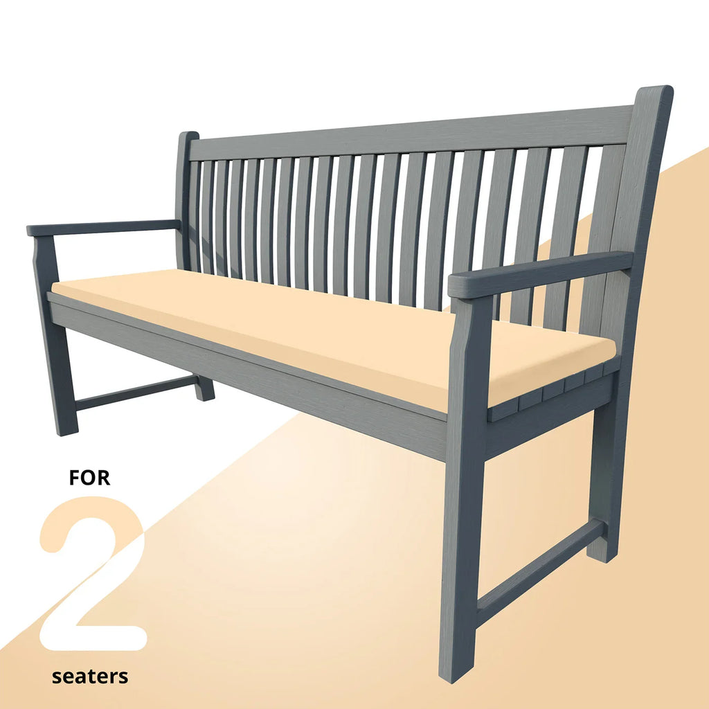 Garden 2 Seater Bench Cushion Pads