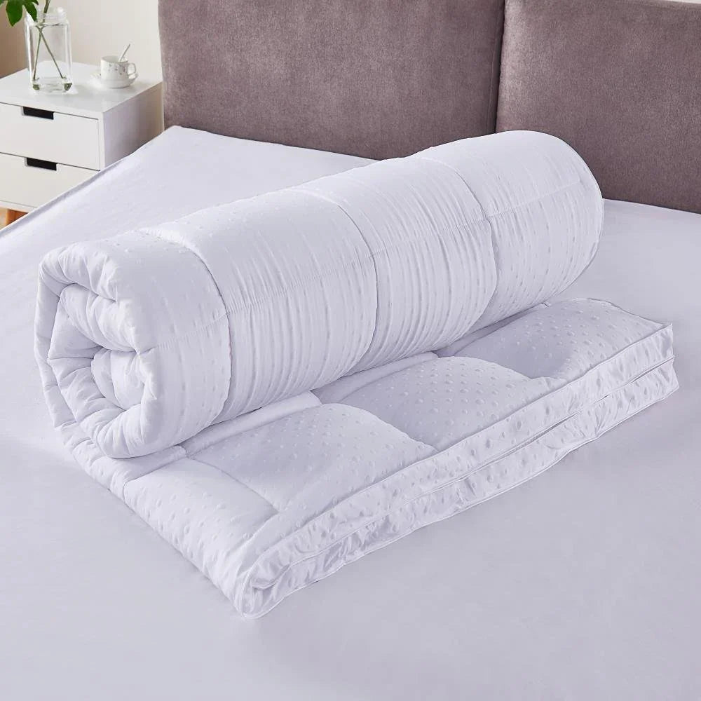 3D Bubble Microfiber Mattress Topper