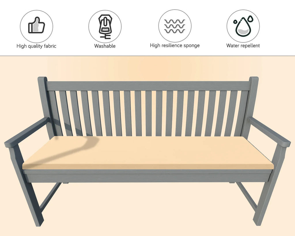 Garden 4 Seater Bench Cushion Pads