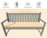 Garden 4 Seater Bench Cushion Pads