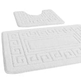 Greek Jacquard Bath Mat Set