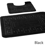 Greek Jacquard Bath Mat Set