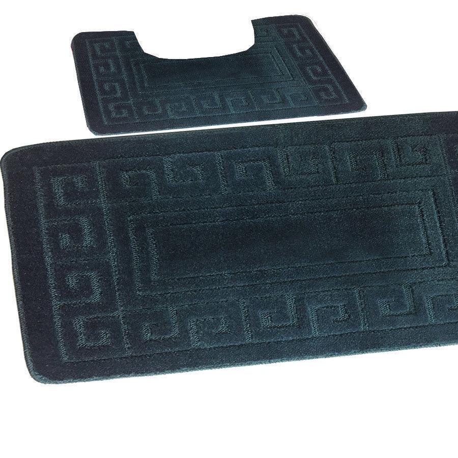Greek Jacquard Bath Mat Set