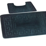 Greek Jacquard Bath Mat Set