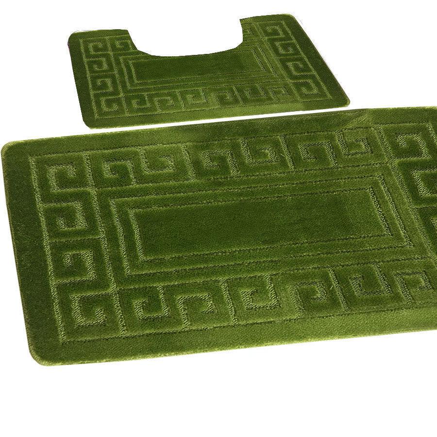 Greek Jacquard Bath Mat Set
