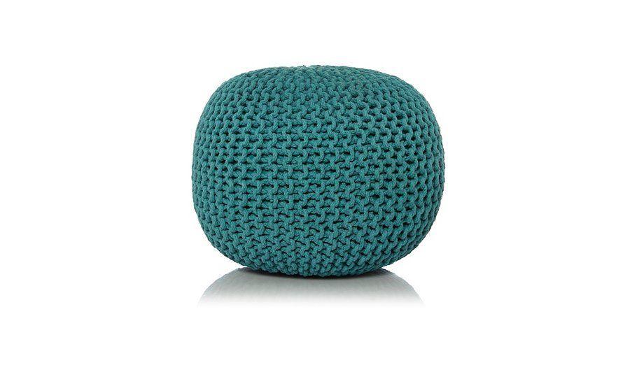 Ottoman Double Knitted Pouffe Footstool