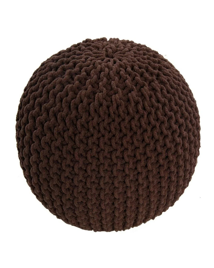 Ottoman Double Knitted Pouffe Footstool